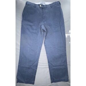 Peter Millar Pants Mens 36x29 Blue Pima Cotton Chino Casual Straight Leg